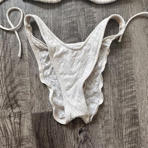 VINTAGE MOSSIMO MONOGRAM BIKINI SWIM SUIT Ive Depop