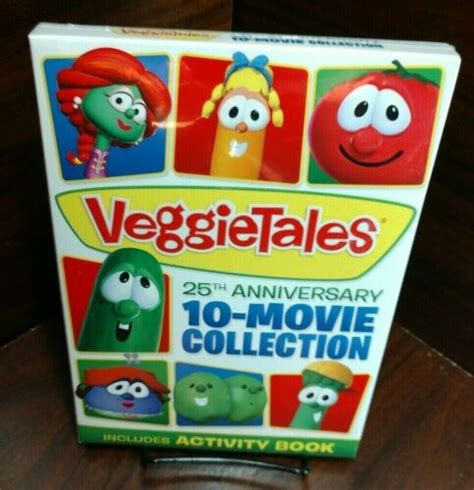 Veggietales 25th Anniversary 10 Movie Collection Dvd Boxsetnew Free