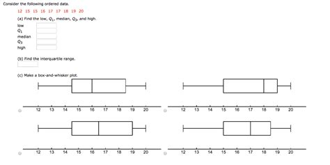 Solved Consider the following ordered data 12 15 15 16 17 17 | Chegg.com 
