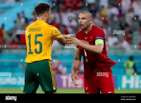 Ethan Ampadu Of Wales And Burak Y Lmaz Of Turkey During The Uefa Euro