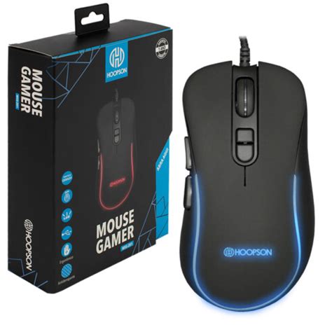 Mouse Gamer Switch Omron Ilumina O Led Rgb Hoopson Msg