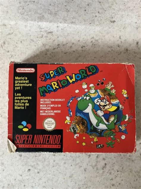 SUPER MARIO WORLD SNES PAL 40 00 PicClick UK