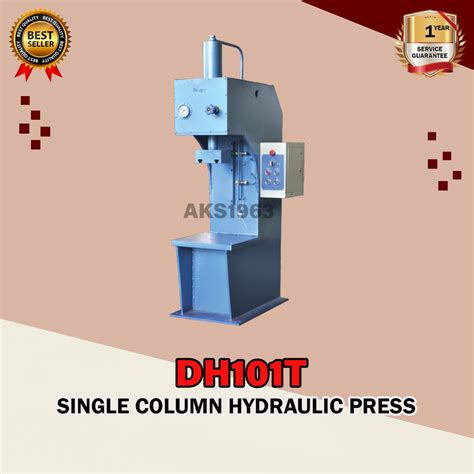 Jual Mesin Pres Hidrolik 1 Tiang 10Ton 2Hp Hydraulic Press DH101T