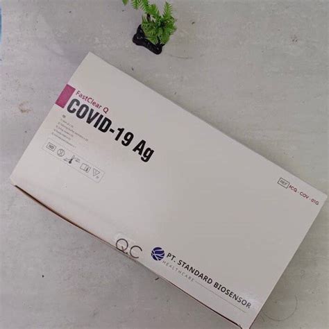 Jual Alat Test Covid Biosensor FastClear Isi 25 Pcs Swab Antigen