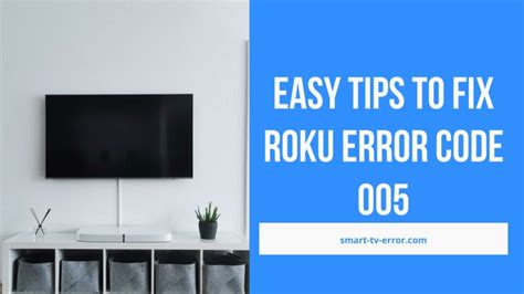 Ppt Easy Tips To Fix Roku Error Code Powerpoint Presentation