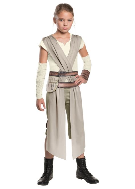 Girls Star Wars Rey Costume - Movie Costumes