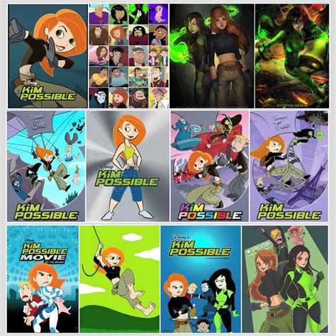 Quadro Kim Possible Cartoon Desenho Animado Ano 2000 Elo7