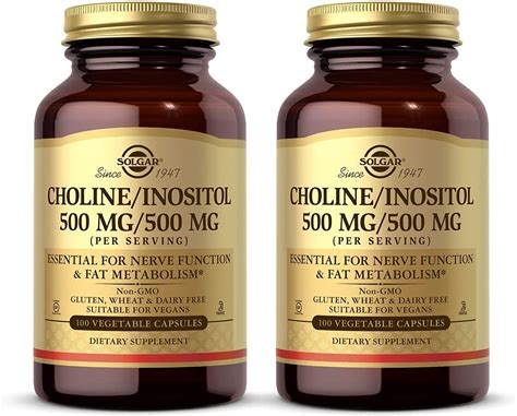 Amazon Solgar Choline Inositol Mg Mg Vegetable