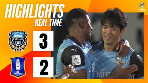 BG GOAL KAWASAKI FRONTALE 3 2 BG PATHUM UNITED REAL TIME SCORE