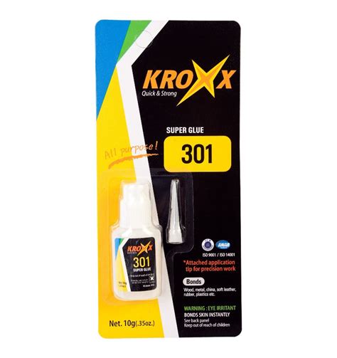 Клей циакриновый Kroxx 301 Super Glue 10g (KROXX-301-10). Kroxx ...