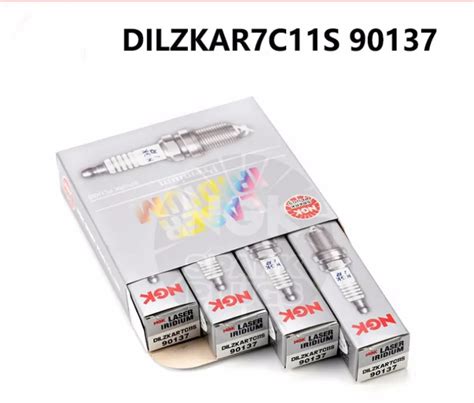 4Pcs-Brand-New-Laser-Iridium-Spark-Plugs-DILZKAR7C11S-90137-For-NGK-For ...