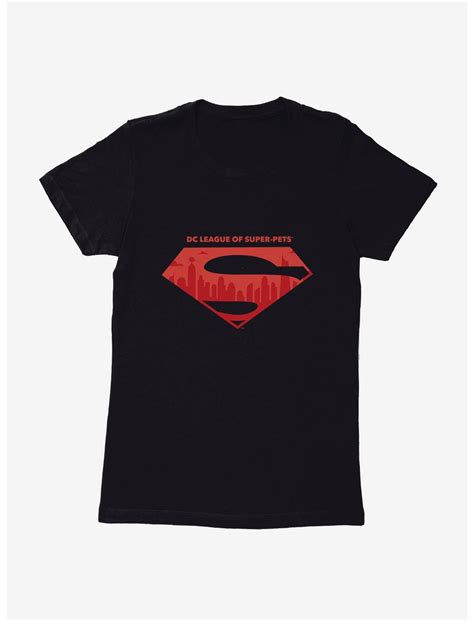 Dc League Of Super Pets Superman Logo Womens T Shirt Boxlunch