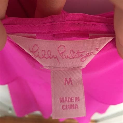 Lilly Pulitzer Tops Lilly Pulitzer Silk Hot Pink Blouse Poshmark