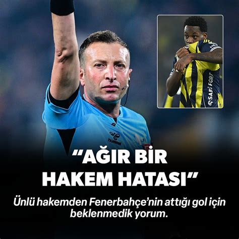 Yeni - Ünlü hakem, derbi sonrası "Ağır bir hata" diyerek açıkladı https