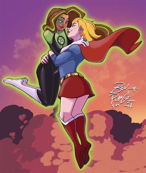 Supergirl And Green Lantern Rdcsuperherogirls