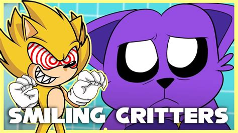 Fleetway Sonic Reacts To Smiling Critters Youtube