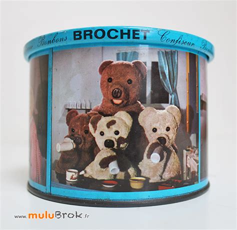 Objet Pub Boite Bonbons Nounours Confiserie Brochet Mulubrok