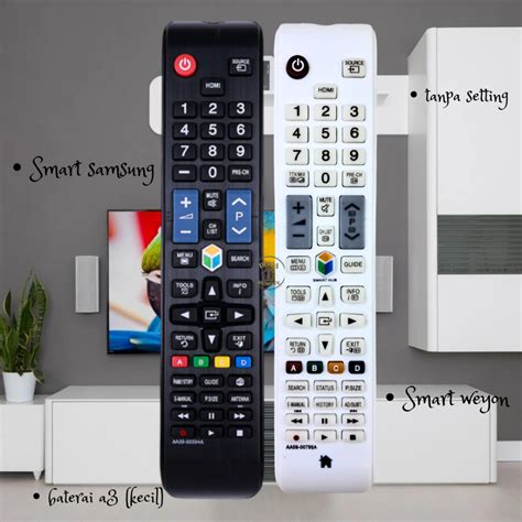 Jual Remot Remote Tv Smart Weyon Samsung Led Lcd Tanpa Setting A