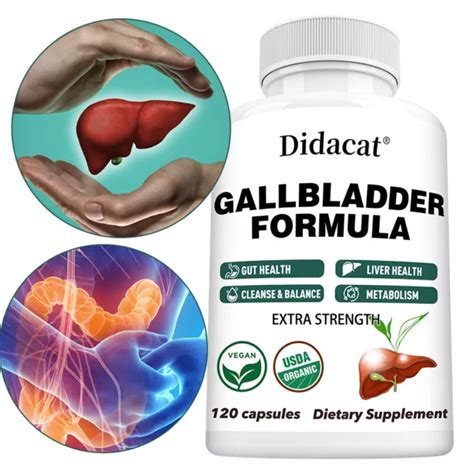 GALLBLADDER FORMULA EXTRA Strength Support Balance Gut Health,Cleans ...