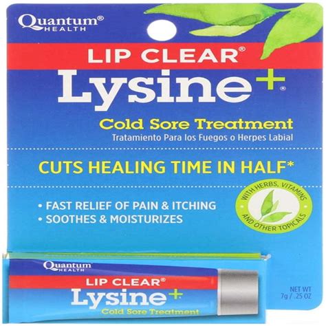 Lip Clear Lysine Cold Sore Treatment 0 25 Oz Pack Of 2 Walmart