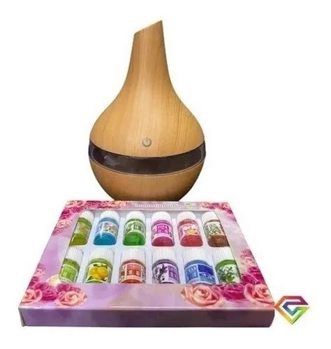 Humidificador Aromatizador Usb Colores Led 12 Esencias Cuotas Sin