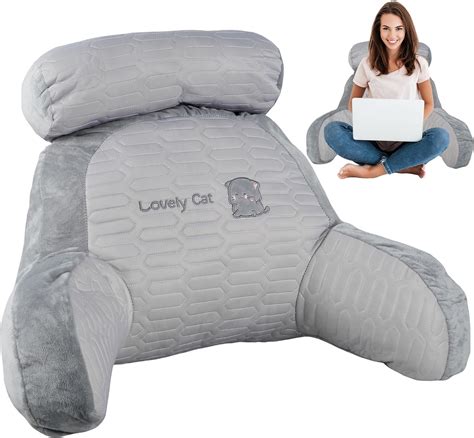 Reading Pillow For Bed X Cm Back Support Cushion With Arms Lumbar