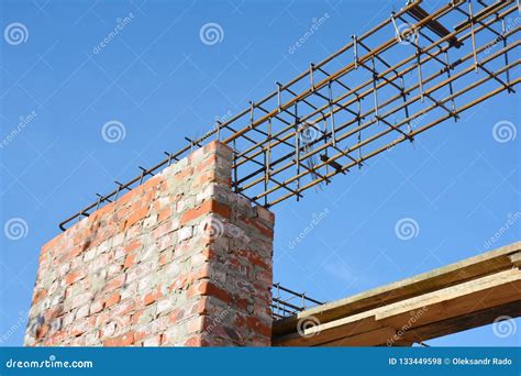 Steel Lintel Metal House Construction Lintel Framing Stock Photo