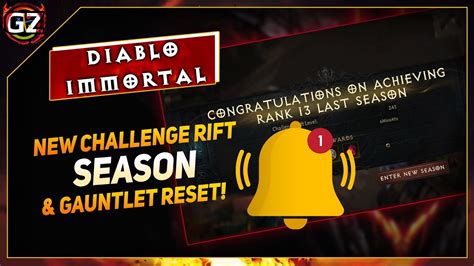 Gauntlet Reset New Challenge Rift Season Diablo Immortal Youtube