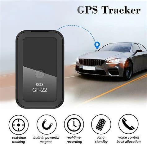 Mini traqueur de voiture magnétique GF22 localisateur GPS suivi en