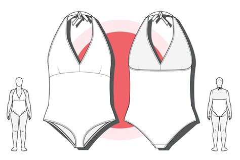 Bañador y bikini Ons patrón en pdf Patrones en pdf Naii Costura