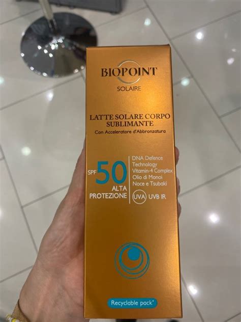 Biopoint Latte Solare Corpo Sublimante Con Acceleratore D Abbronzatura