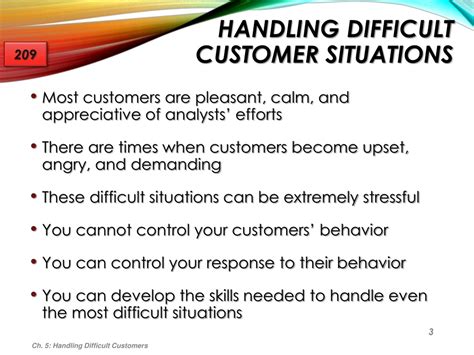 Ppt Chapter 5 Handling Difficult Customer Situations Powerpoint