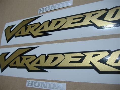 Honda Varadero Xl V Replacement Decals Set Red Version Moto