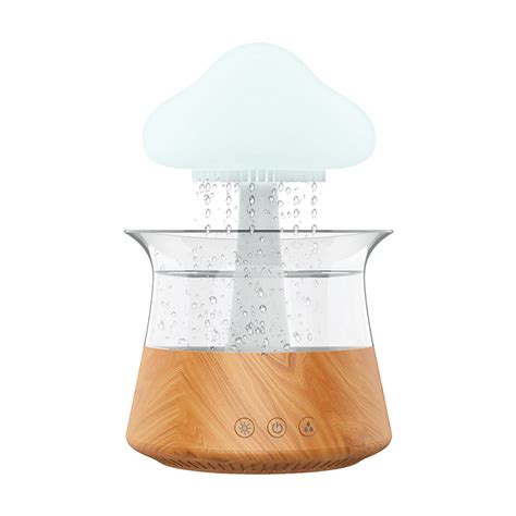 Aesthetic Colors Night Light White Noise Rain Cloud Humidifier Water