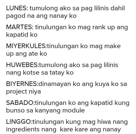 Dua Sa Pagkatuto Bilang Sa Iyong Sagutang Papel Gumawa Ng Talaarawan