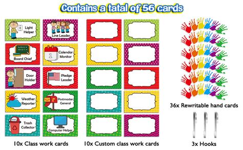 Helping Hands Pocket Chart Classroom Jobs And Management