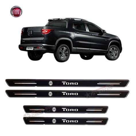 Soleira De Porta Platinum Fiat Toro Preto Shopee Brasil