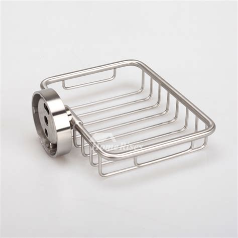 Kld Brushed Stainless Steel Wall Mounted Draining Soap Dish