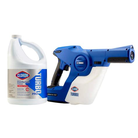 Clorox Turbopro Electrostatic Sprayer Bundle With Turbo Oz