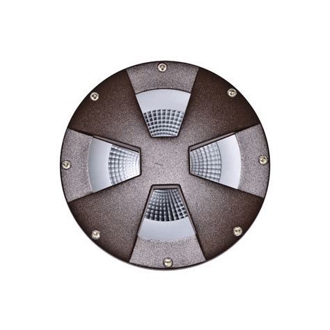 Dabmar Dw4780 Led18f Bz Medium Drive Over Modern Line Voltage Bronze Led Exterior Well Light