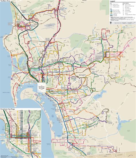 San Diego Transit Map