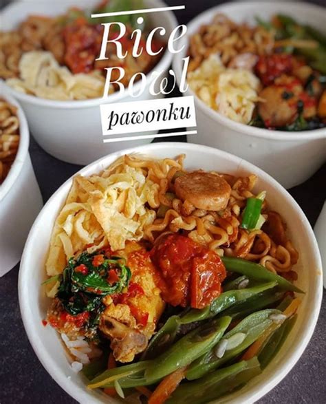 20 Rice Bowl Kekinian Ada Di Sini