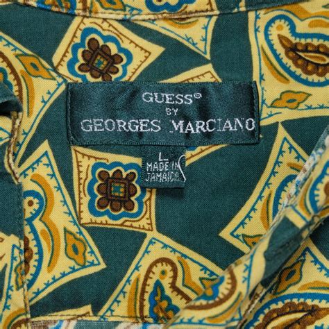 Rare Vintage Guess By Georges Marciano Paisley All Ov Gem