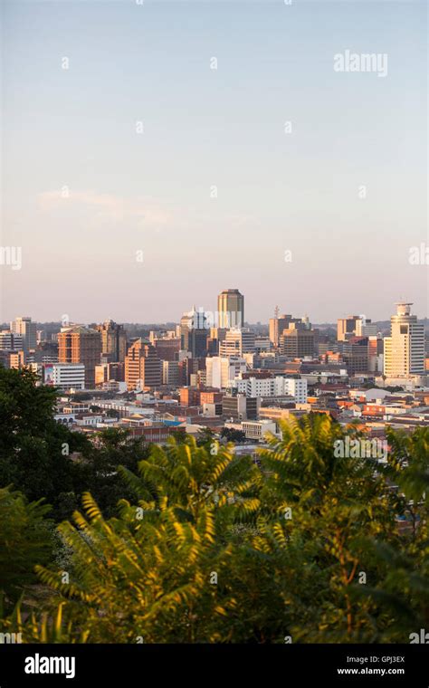 Zimbabwe Harare capital city, cityscape Stock Photo - Alamy