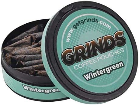 Grinds Coffee Pouches 3 Cans Of Wintergreen Tobacco Free Nicotine