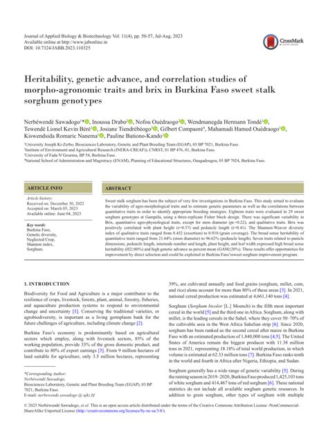 Pdf Heritability Genetic Advance And Correlation Studies Of Morpho