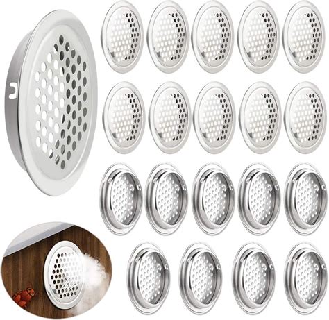 Decareta Air Vent Hole Ventilation Grille Round Cover Covers Stainless