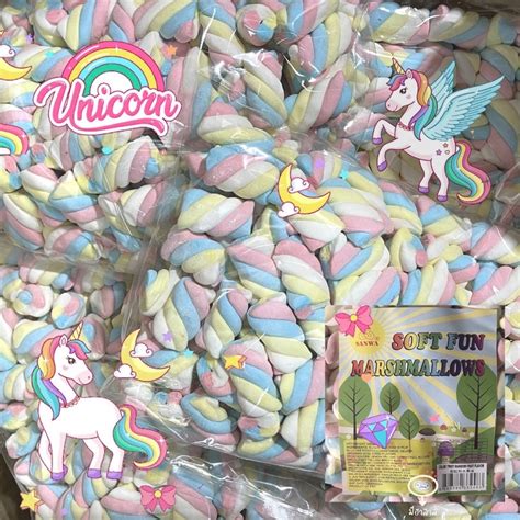 Unicorn Marshmello มาชเมลโลลายยนคอนสดนารก ขนาด 500 กรม Shopee