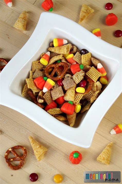 Salty And Sweet Pumpkin Spice Harvest Chex Mix