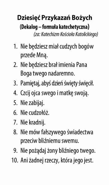 10 Przykazań Bożych Witkmpl Wydawnictwo Instytut Teologiczny